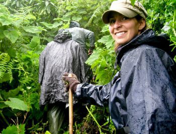 Gorilla trekking group in Bwindi forest