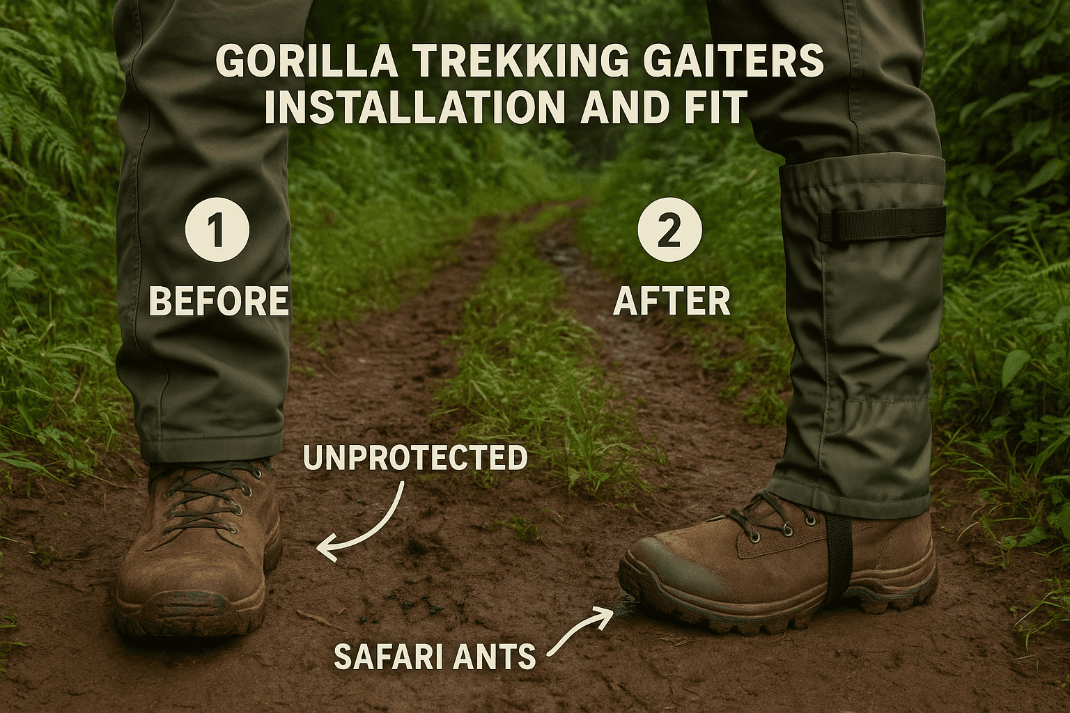 Gorilla Trekking Gaiters