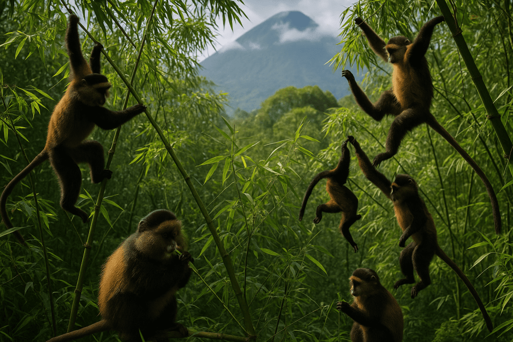 golden monkey uganda