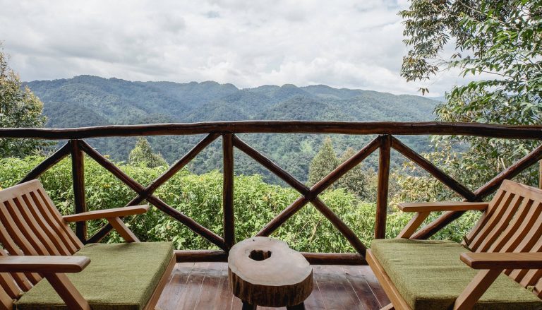 Kaara Gorilla Mountain Lodge: Six Cottage Rushaga Lodge Above Rubuguri